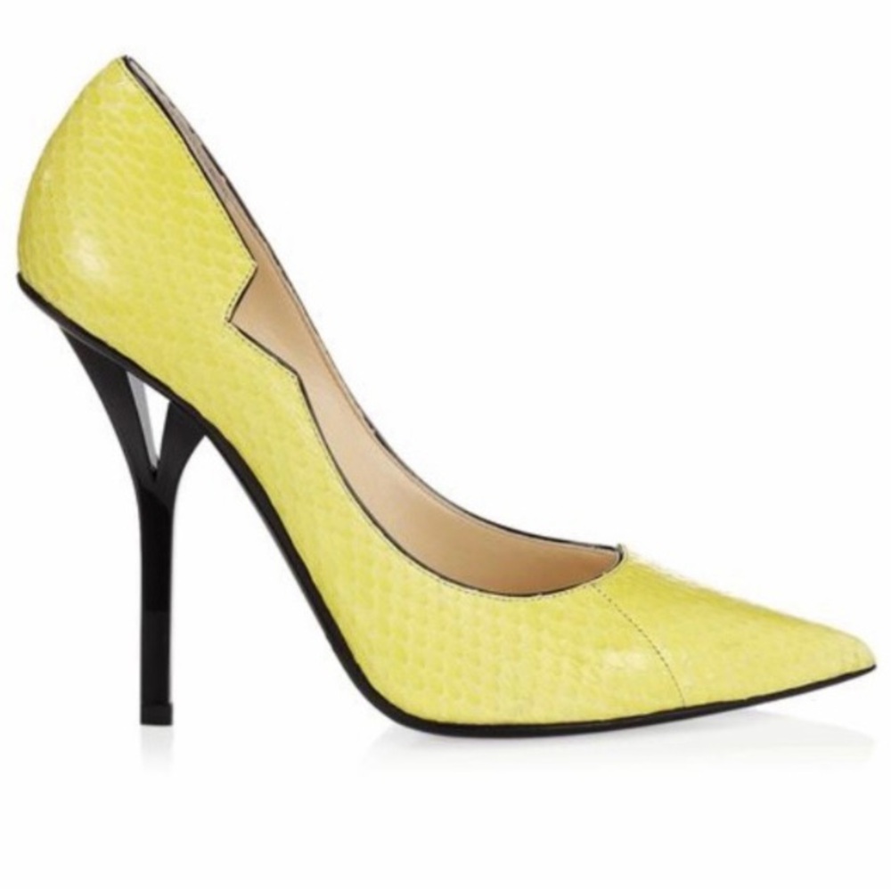 JIMMY CHOO Elaphe Snake Skin Pointy Toe Pump ~ Size EU 40/US 9.5